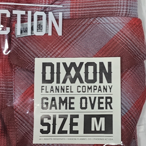 DIXXON FLANNEL x SWITCH SUSPENSION - GAME OVER Flannel Shirt - Men's Medium - Picture 7 of 13